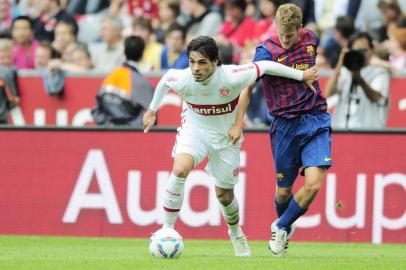  Munique Alemanha - 26-07-11- Arena Stadium - Inter x Barcelona, partida válida pela semifinal da Copa Audi 2011 Ricardo Goulart