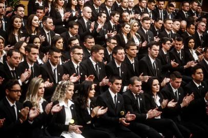  PORTO ALEGRE, RS, BRASIL - 2019.09.23 - Cerimônia de formatura de agentes da susepe, em Porto Alegre.  (Foto: ANDRÉ ÁVILA/ Agência RBS)Indexador: Andre Avila