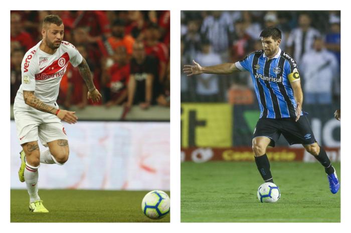 Montagem com fotos de Jefferson Botega e Lucas Uebel / Agencia RBS/Grêmio FBPA