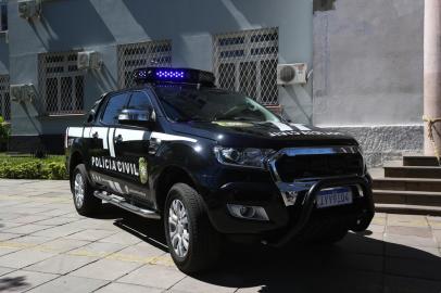  PORTO ALEGRE, RS, BRASIL, 23/09/2019- Viatura moderna da Polícia Civil conta com giroflex moderno, sistema de filmagem com 4 câmeras frente, trás e laterais, filmagem em 4k em tempo integral.(FOTOGRAFO: JEFFERSON BOTEGA / AGENCIA RBS)