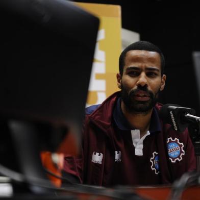  CAXIAS DO SUL, RS, BRASIL (24/09/2019)Show dos esportes edição Gaúcha Serra com apresentação de Eduardo Costa e Marcelo Rocha. Convidado, jogador do Ser Caxias, Tárcio. (Antonio Valiente/Agência RBS)