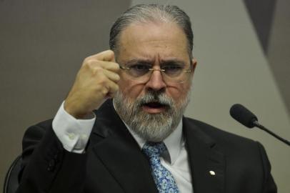 Antônio Augusto Brandão de Aras, indicado para o cargo de procurador-geral da República, durante sabatina na Comissão de Constituição e Justiça (CCJ) do Senado. Foto: Marcelo Camargo/Agência Brasil