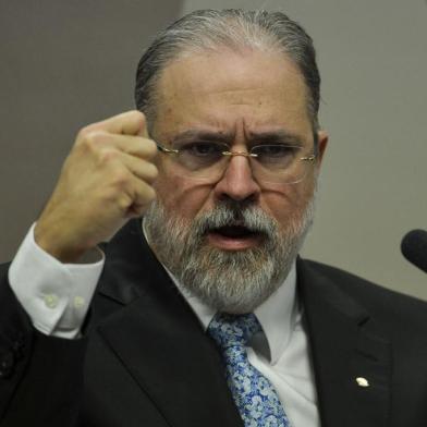 Antônio Augusto Brandão de Aras, indicado para o cargo de procurador-geral da República, durante sabatina na Comissão de Constituição e Justiça (CCJ) do Senado. Foto: Marcelo Camargo/Agência Brasil