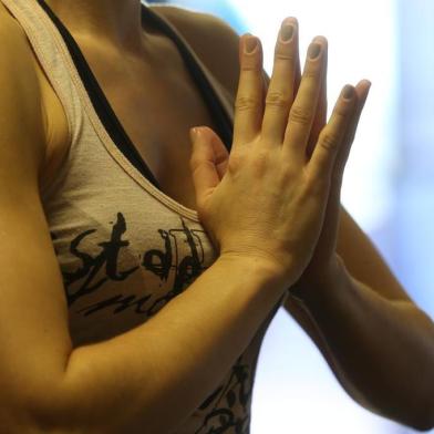  PORTO ALEGRE - RS - BR 12.09.2016Aula de Super Ioga, na  Bodytech.FOTÓGRAFO: TADEU VILANI - AGÊNCIARBS Caderno Donna