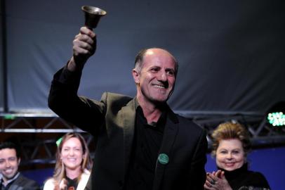  CAXIAS DO SUL, RS, BRASIL (27/09/2019)Abertura da 35 feria do livro de Caxias do Sul. Na foto, patrono Délcio Agliardi. (Antonio Valiente/Agência RBS)