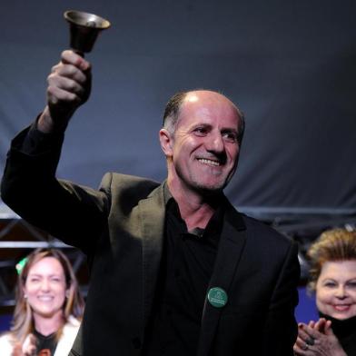  CAXIAS DO SUL, RS, BRASIL (27/09/2019)Abertura da 35 feria do livro de Caxias do Sul. Na foto, patrono Délcio Agliardi. (Antonio Valiente/Agência RBS)