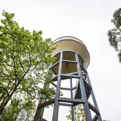  Santa Cruz do Sul, RS, BRASIL, 17/09/2019: Foto genérica de um reservatório da corsan. Bola ao centro sobre a corsan: reservatórios da Corsan em Santa Cruz do Sul. Cidade sofre com falta de água. (Foto: Omar Freitas / Agência RBS)Local: Santa Cruz do Sul