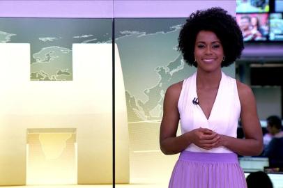 Maju Coutinho estreia como apresentadora titular do Jornal Hoje, da Globo
