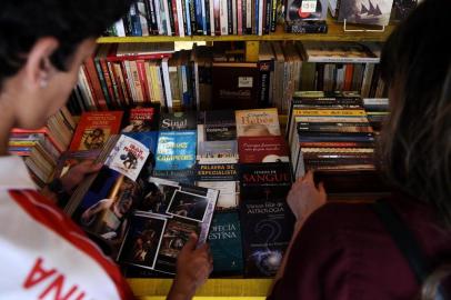  CAXIAS DO SUL, RS, BRASIL (29/09/2019)Primeiro fim de semana da 35ª Feira do Livro de Caxias. (Antonio Valiente/Agência RBS)