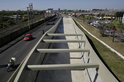  PORTO ALEGRE, RS, BRASIL, 30-09-2019: Obras na trincheira da avenida Ceará, na zona norte. (Foto: Mateus Bruxel / Agência RBS)Indexador: Mateus Bruxel