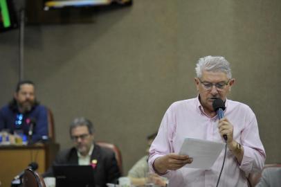  CAXIAS DO SUL, RS, BRASIL, 01/10/20197º pedido de impeachment do prefeito Daniel Guerra tem pedido de adiamento pela Câmara de vereadores de Caxias do Sul.(Lucas Amorelli/Agência RBS)