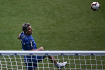  PORTO ALEGRE, RS, BRASIL - 01.10.2019 - Treino do Grêmio no CT Luiz Carvalho. (