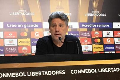 Renato Portaluppi concede coletiva antes da semifinal da Libertadores contra o Flamengo