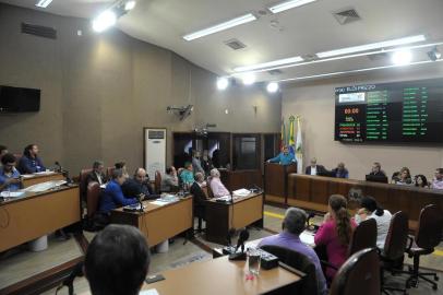  CAXIAS DO SUL, RS, BRASIL, 01/10/20197º pedido de impeachment do prefeito Daniel Guerra tem pedido de adiamento pela Câmara de vereadores de Caxias do Sul.(Lucas Amorelli/Agência RBS)