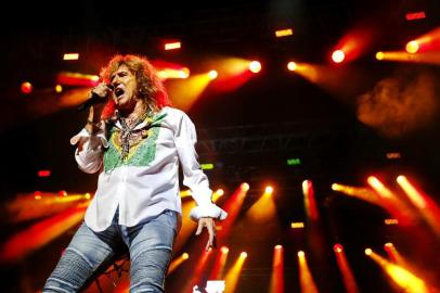  PORTO ALEGRE, RS, BRASIL - 01.10.2019 - O Whitesnake é a segunda banda a se apresentar no festival Rock ao Vivo, no Gigantinho, em Porto Alegre. (Félix Zucco/Agencia RBS)