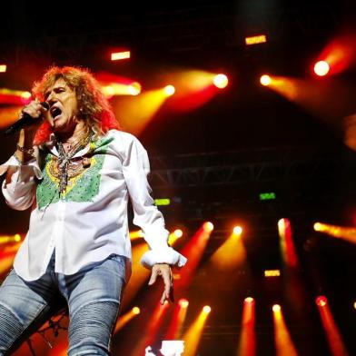  PORTO ALEGRE, RS, BRASIL - 01.10.2019 - O Whitesnake é a segunda banda a se apresentar no festival Rock ao Vivo, no Gigantinho, em Porto Alegre. (Félix Zucco/Agencia RBS)