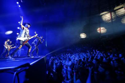  PORTO ALEGRE, RS, BRASIL - 01.10.2019 - Scorpions sobe ao palco do Gigantinho para fechar o festival Rock ao Vivo. (Félix Zucco/Agencia RBS)