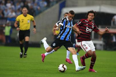  PORTO ALEGRE, RS, BRASIL - 02.10.2019 - Grêmio recebe o Flamengo pelo primeiro jogo da semifinal da Libertadores da América. (Foto: André Ávila/Agencia RBS)