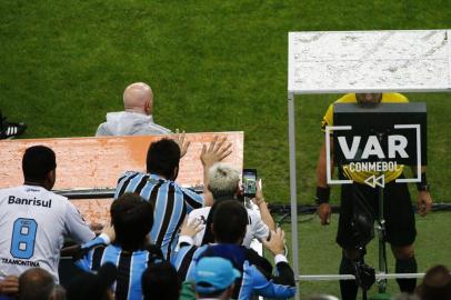  PORTO ALEGRE, RS, BRASIL - 02.10.2019 - Grêmio recebe o Flamengo pelo primeiro jogo da semifinal da Libertadores da América. (Foto: Félix Zucco/Agencia RBS)