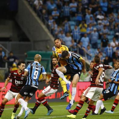  PORTO ALEGRE, RS, BRASIL - 02.10.2019 - Grêmio recebe o Flamengo pelo primeiro jogo da semifinal da Libertadores da América. (Foto: Lauro Alves/Agencia RBS)