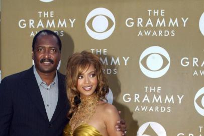 Beyoncé e o pai Mathew Knowles