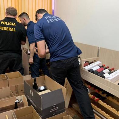 Operação da Polícia Federal e Receita Federal que combate fraudes na venda de vinhos importados.