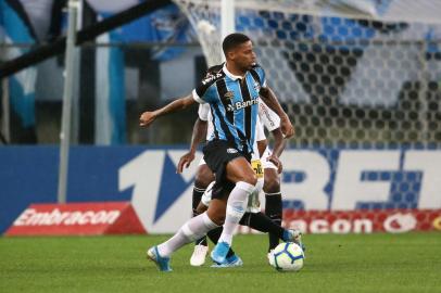 Grêmio recebe o Corinthians, na Arena, em Porto Alegre, pela 23ª rodada do Brasileirão. Na foto, o atacante André