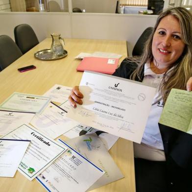  NOVO HAMBURGO,  RS, BRASIL, 27/09/2019- Apesar da crise, o Bolsa Família desacelerou no RS. Na foto- Cátia Luana Luz da Silval. (FOTOGRAFO: FERNANDO GOMES / AGENCIA RBS)