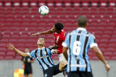  PORTO ALEGRE, RS, BRASIL - 07.10.2019 - Grêmio e Internacional disputam o primeiro jogo da final do Brasileirão de Aspirantes. (Marco Favero/Agencia RBS)