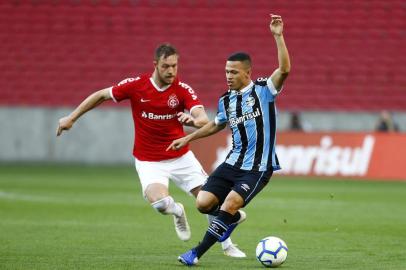  PORTO ALEGRE, RS, BRASIL - 07.10.2019 - Grêmio e Internacional disputam o primeiro jogo da final do Brasileirão de Aspirantes. (Marco Favero/Agencia RBS)