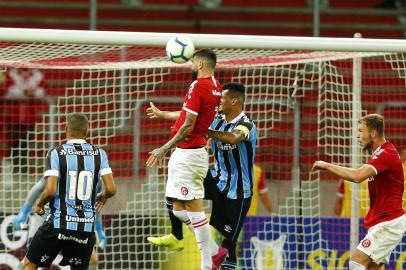  PORTO ALEGRE, RS, BRASIL - 07.10.2019 - Grêmio e Internacional disputam o primeiro jogo da final do Brasileirão de Aspirantes. (Marco Favero/Agencia RBS)