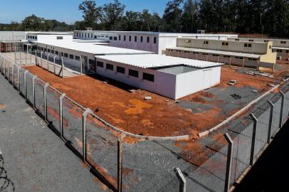  Sapucaia do Sul, RS, BRASIL, 08/10/2019: Obras do novo presídio de Sapucaia do Sul.(Foto: Omar Freitas / Agência RBS)Indexador: NGS