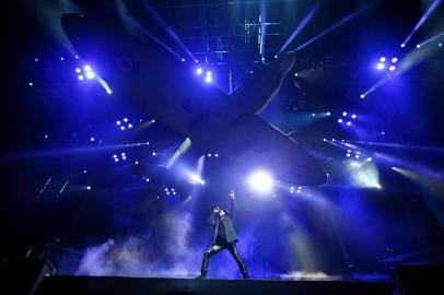  PORTO ALEGRE, RS, BRASIL - 09.10.2019 - A banda britânica Iron Maiden faz show na Arena do Grêmio. (Foto: Félix Zucco/Agencia RBS)