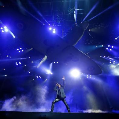  PORTO ALEGRE, RS, BRASIL - 09.10.2019 - A banda britânica Iron Maiden faz show na Arena do Grêmio. (Foto: Félix Zucco/Agencia RBS)