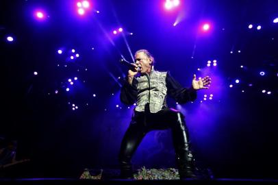  PORTO ALEGRE, RS, BRASIL - 09.10.2019 - A banda britânica Iron Maiden faz show na Arena do Grêmio. (Foto: Félix Zucco/Agencia RBS)