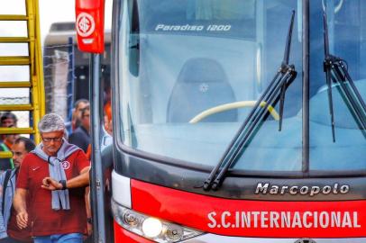  PORTO ALEGRE, RS, BRASIL, 10/10/2019- Chegada do Inter em Porto Alegre.(FOTOGRAFO: LAURO ALVES / AGENCIA RBS)