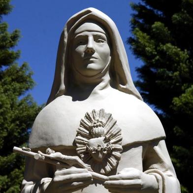  Missa na localidade de Santa Lúcia do Piaí para homenagear o agricultor Onorino Ecker  e madre Bárbara Mix, que recentemente foi beatificada devido à cura do agricultor. Além da missa, foram inauguradas imagens que contam a história do milagre. Estiveram presentes dezenas de irmãs do Imaculado Coração de Maria. Na foto imagem de Madre Bárbara Maix.