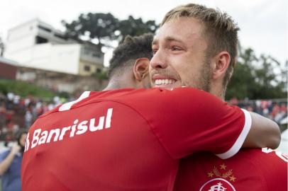 Pedro Lucas, autor do gol do título do Inter no Brasileirão de Aspirantes