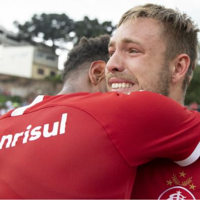 Pedro Lucas, autor do gol do título do Inter no Brasileirão de Aspirantes