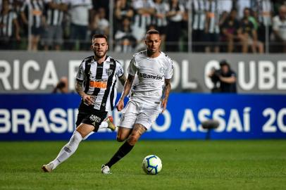 Luan na goleada do Grêmio sobre o Atlético-MG, no Independência