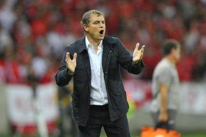  PORTO ALEGRE, RS, BRASIL, 13-05-2015 : Libertadores - Oitavas, Internacional x Atlético-MG no estádio Beira-rio.(Foto: RICARDO DUARTE/Agência RBS)Técnico Diego Aguirre