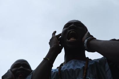  CAXIAS DO SUL, RS, BRASIL, 23/07/2019Especial para o caderno Almanaque sobre a religião muçulmana trazida pelos senegaleses à Caxias do Sul. (Lucas Amorelli/Agência RBS)