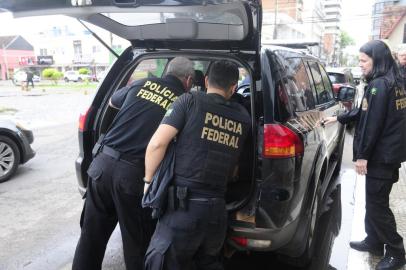  SÃO LEOPOLDO, RS, BRASIL, 17/10/2019- Operação Lamain realizada pela Polícia Federal, na manhã desta quinta-feira em unidades da empresa Unick. (FOTOGRAFO: RONALDO BERNARDI / AGENCIA RBS)