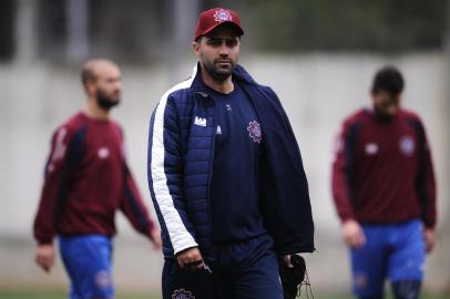  CAXIAS DO SUL, RS, BRASIL (20/09/2019)Treino do Ser Caxias do CT. Na foto, técnico Rafael Lacerda. (Antonio Valiente/Agência RBS)