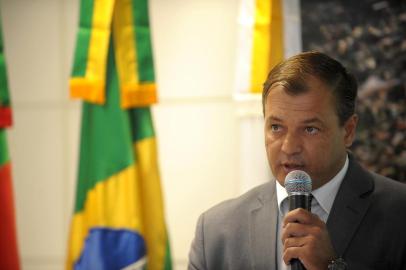  CAXIAS DO SUL, RS, BRASIL, 14/03/2019Coletiva de dois anos como prefeito de Caxias do Sul de Daniel Guerra. (Lucas Amorelli/ Agência RBS)