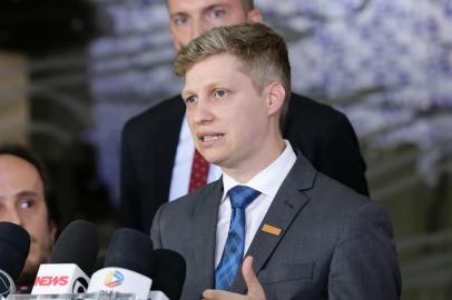  BRASÍLIA, BRASIL, 22/01/2019: Deputado federal Marcel Van Hattem (Novo-RS).