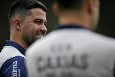  CAXIAS DO SUL, RS, BRASIL, 18/09/2019SER Caxias treina para enfrentar o Santo ângelo fora de casa no próximo domingo pela Copa Seu Verardi.(Lucas Amorelli/Agência RBS)