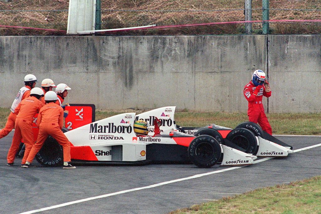 prost senna 1990