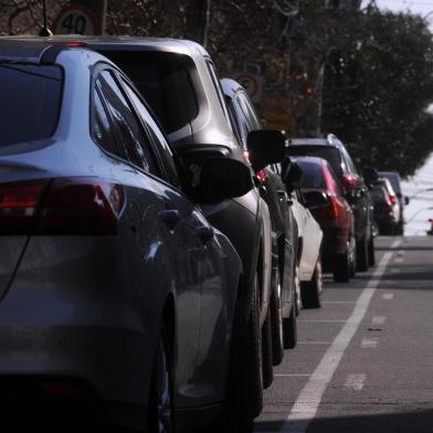  CAXIAS DO SUL, RS, BRASIL, 29/08/2019 - A partir da próxima segunda-feira (2) a Rua Os Dezoito do Forte terá uma faixa adicional de tráfego no centro de Caxias. A mudança é experimental e vai ocorrer ao longo de setembro entre as ruas Alfredo Chaves e Marquês do Herval. (Marcelo Casagrande/Agência RBS)