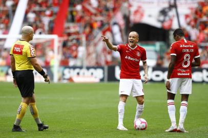  PORTO ALEGRE, RS, BRASIL - 20.10.2019 - Inter enfrenta o Vasco no beira-Rio pelo Brasileirão. (Foto: Lauro Alves/Agencia RBS)